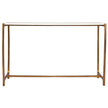 Uttermost Affinity White Marble Console Table