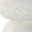 Uttermost Inhale Cast White Accent Table