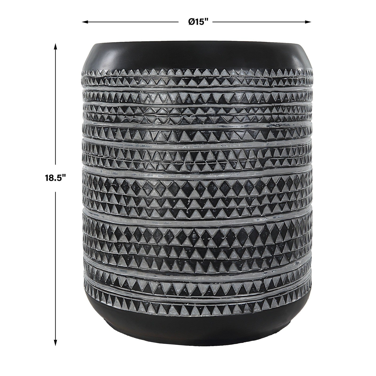 Uttermost Cutting Edge Tribal Accent Table Clearance