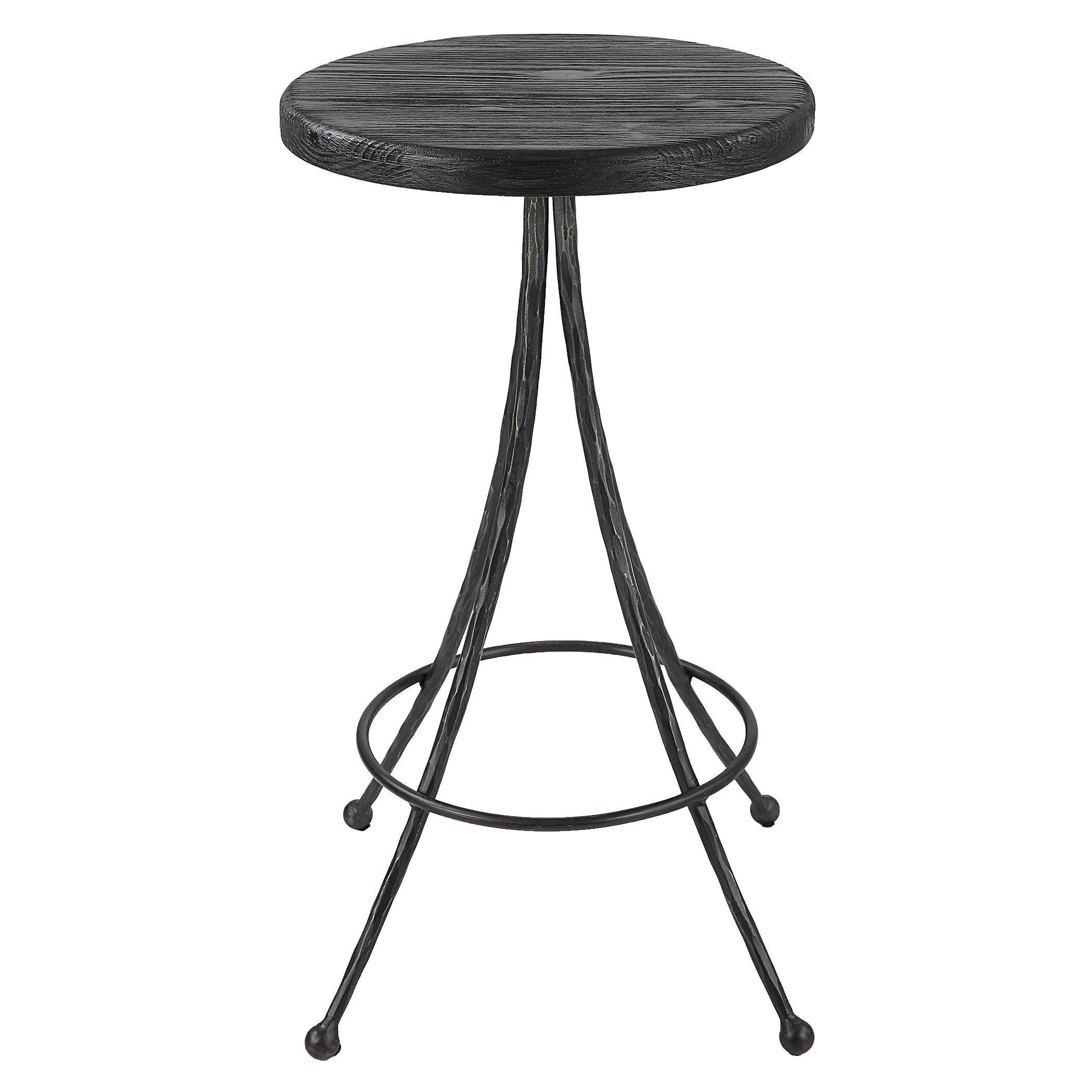 Uttermost Sona Black Counter Stool Clearance
