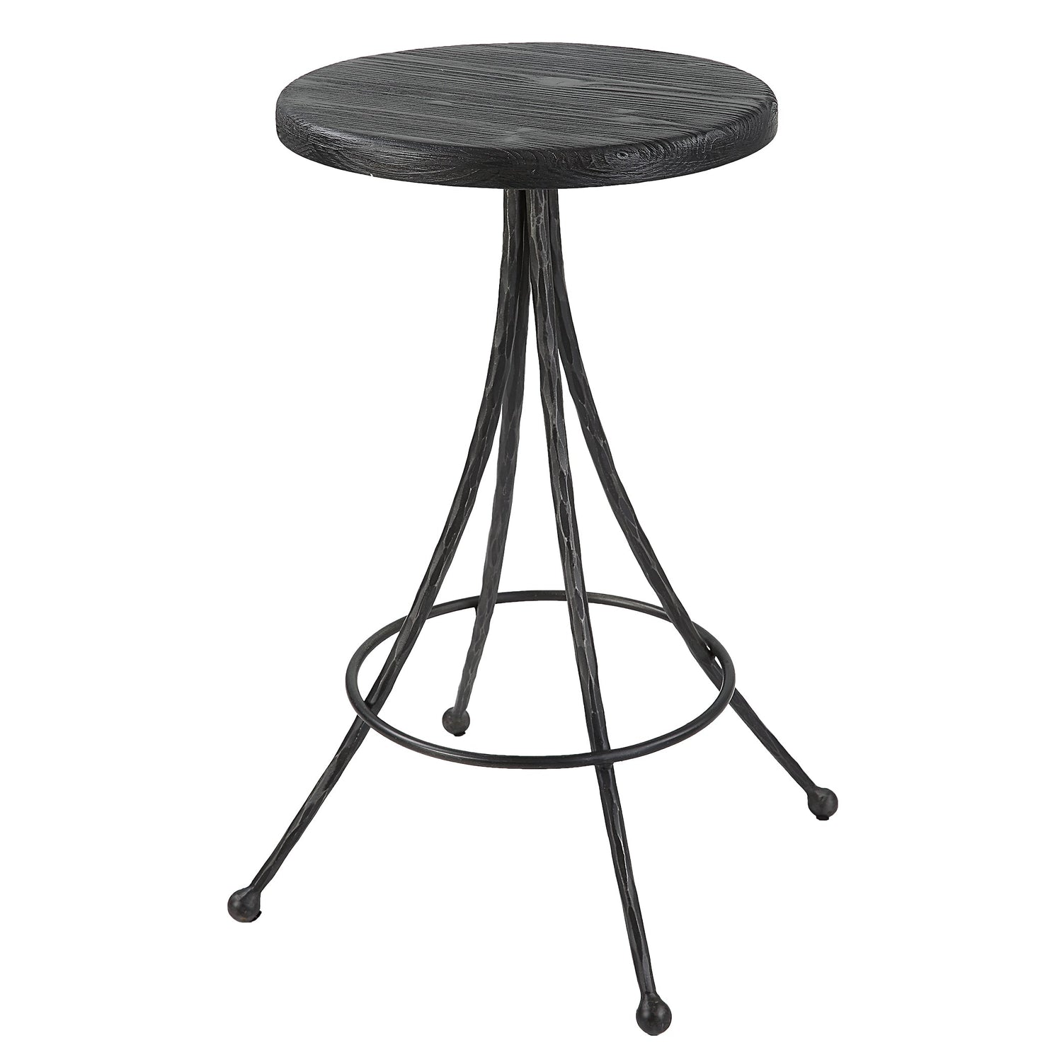Uttermost Sona Black Counter Stool Clearance
