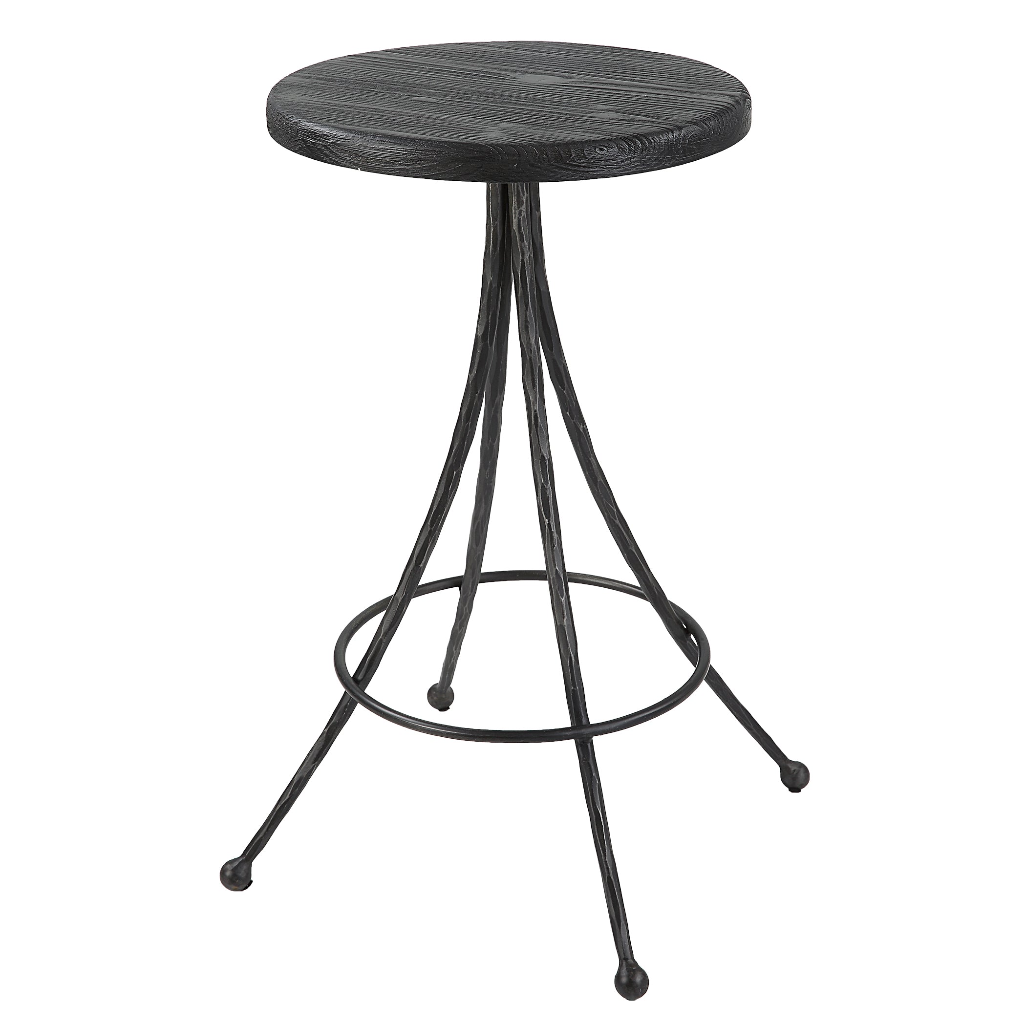 Uttermost Sona Black Counter Stool Clearance