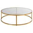 Uttermost Radius Modern Circular Coffee Table