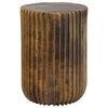 Uttermost Peaks And Valleys Gold Accent Table
