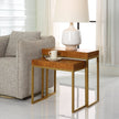 Uttermost Burl-esque Wooden Nesting Tables - Set of 2