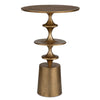 Uttermost Flight Brass Accent Table