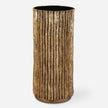 Uttermost Echo Brass Drink Table