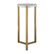 Uttermost Pietra Carrara Marble Drink Table