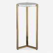 Uttermost Pietra Carrara Marble Drink Table