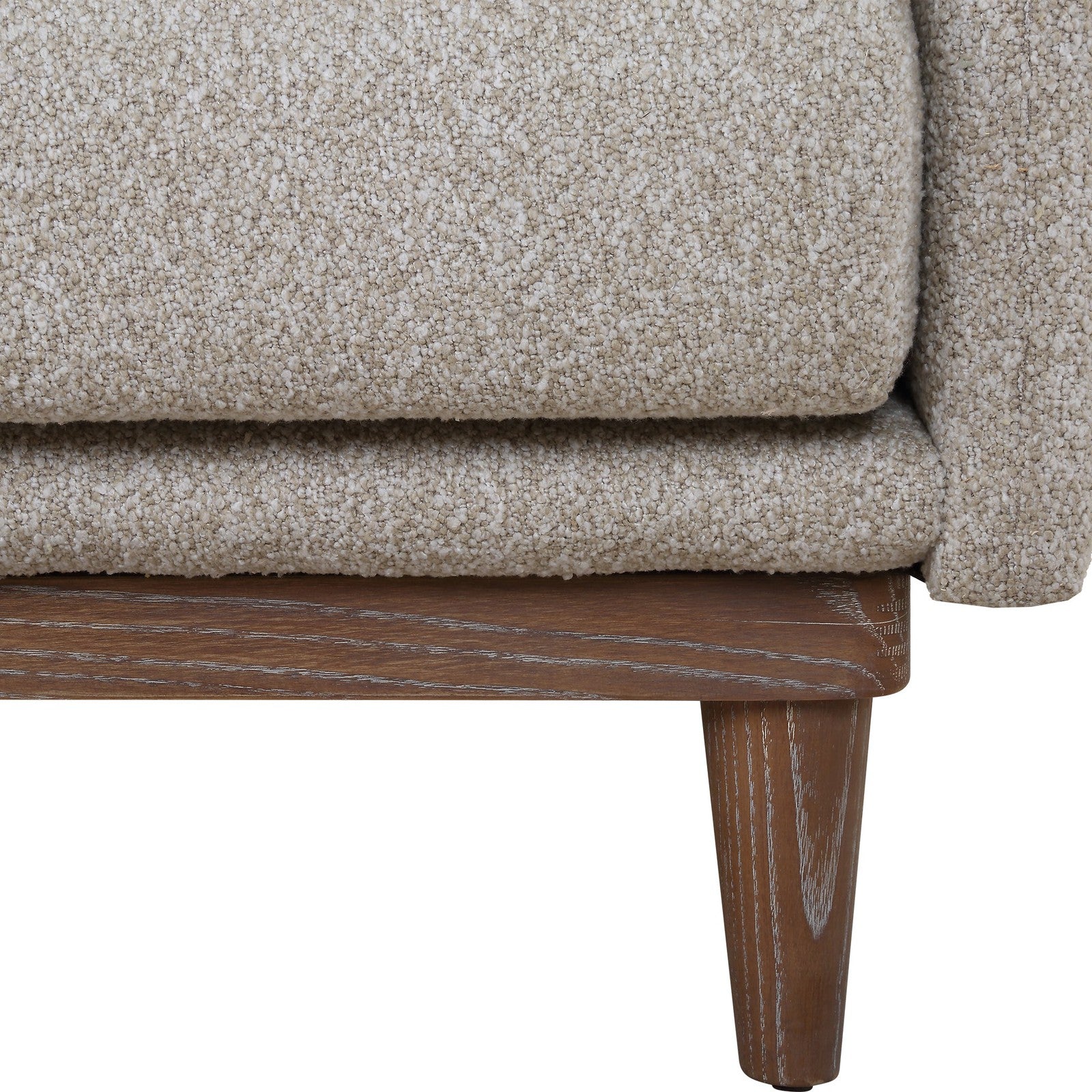 Uttermost Freefall Gray Ceruse Sofa