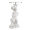 Uttermost Remnant White Stone Drink Table