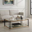 Uttermost Kentmore Glass Coffee Table