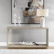 Uttermost Prism Light Oak Console Table