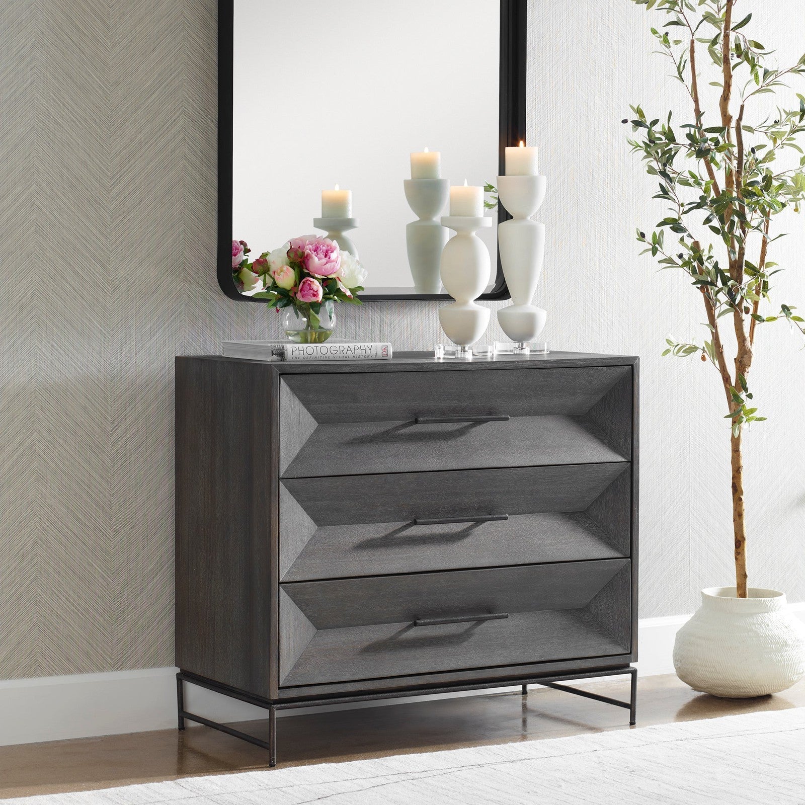 Uttermost Knox Dark Walnut Accent Chest
