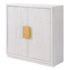 Uttermost Emma 2 Door White Cabinet
