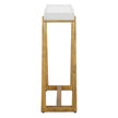 Uttermost Midas Thick Crystal Accent Table