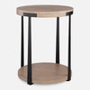 Uttermost Palisade Tural Round Side Table