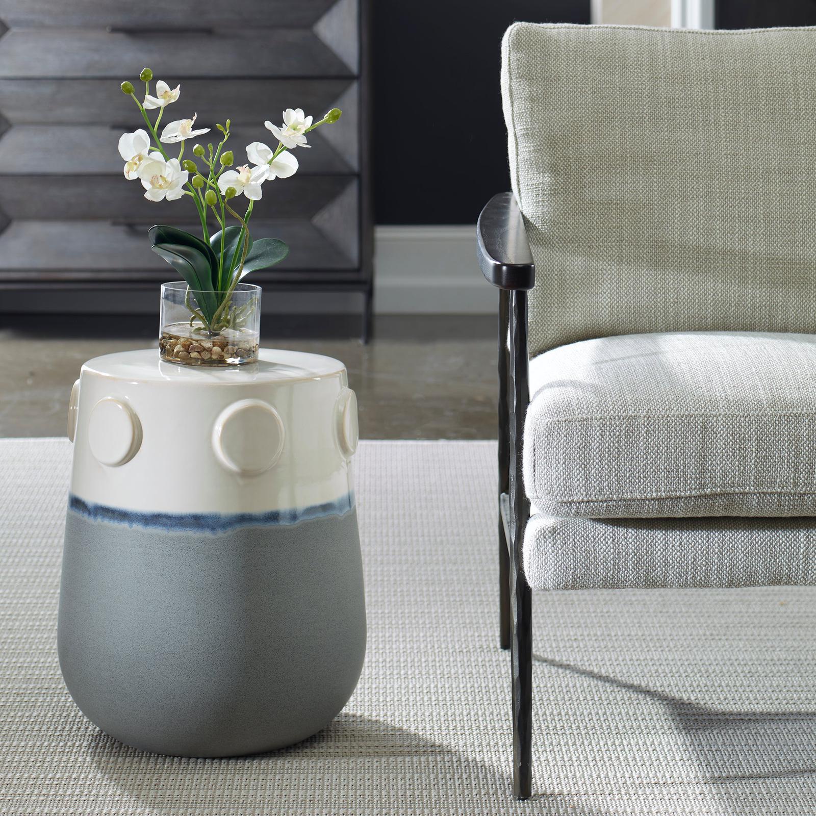 Uttermost Mulvane Ceramic Garden Stool