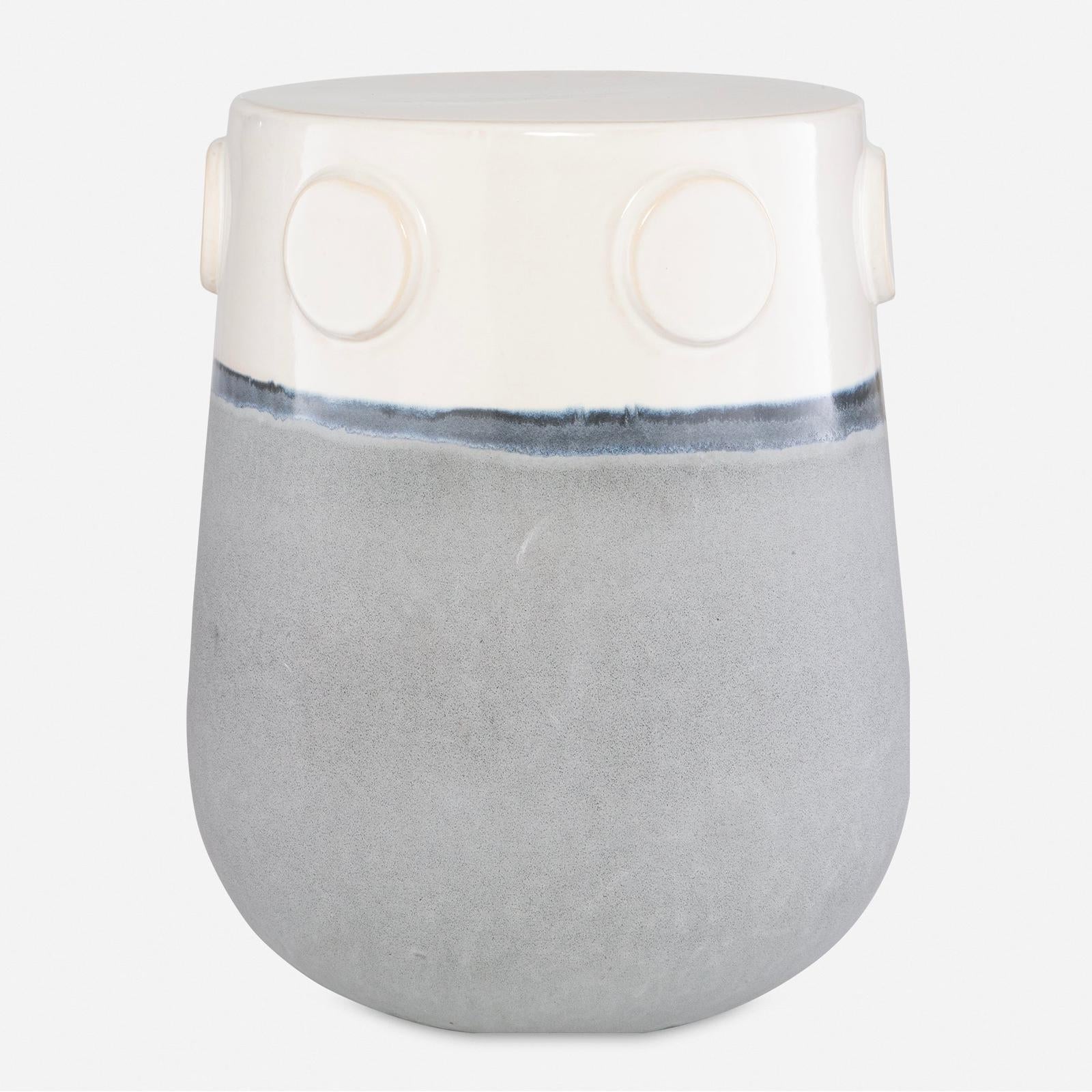 Uttermost Mulvane Ceramic Garden Stool