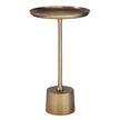 Modern Accents Round Aluminum Accent Table
