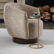 Modern Accents Marble Top Accent Table