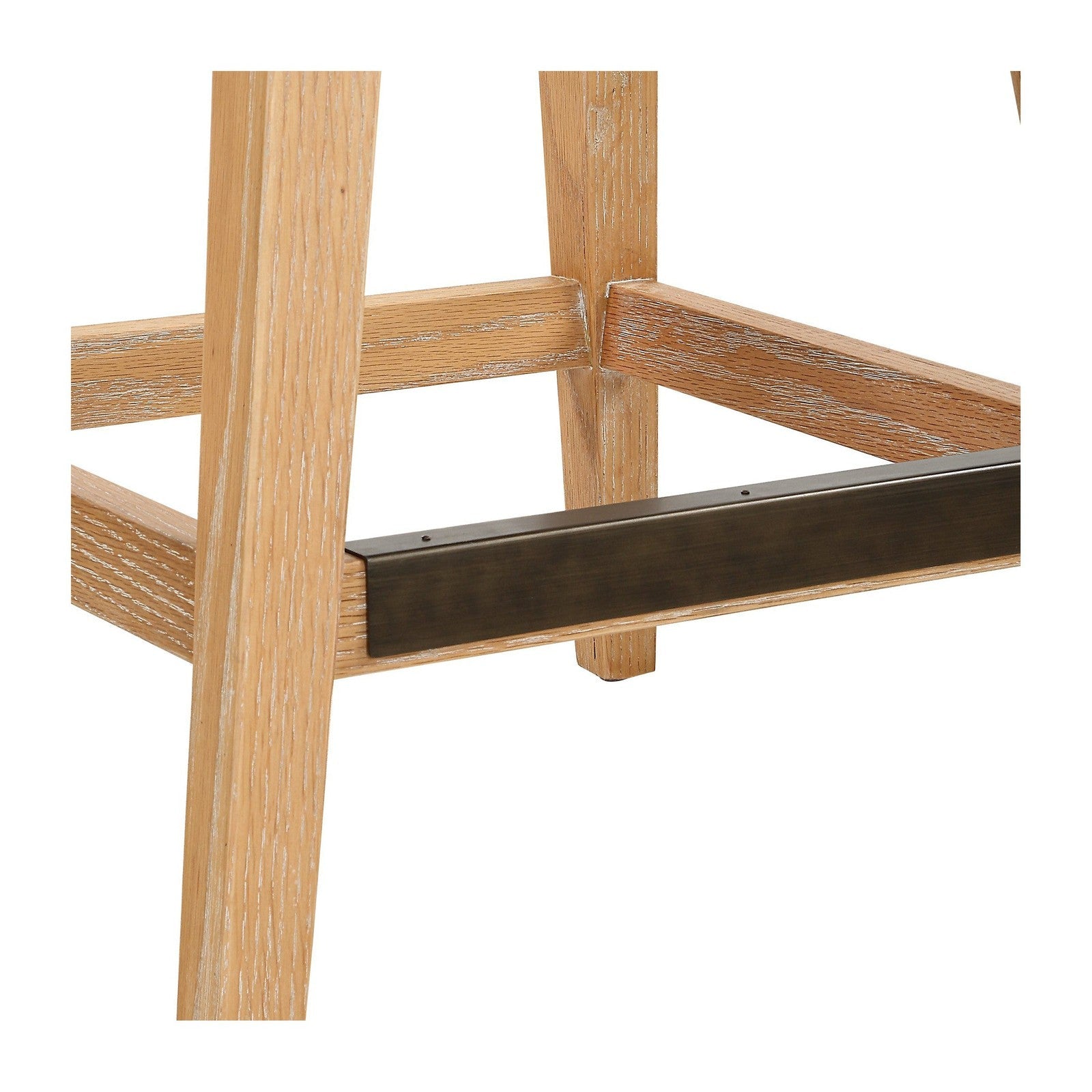 Uttermost Klismos Off-White Fabric Counter Stool