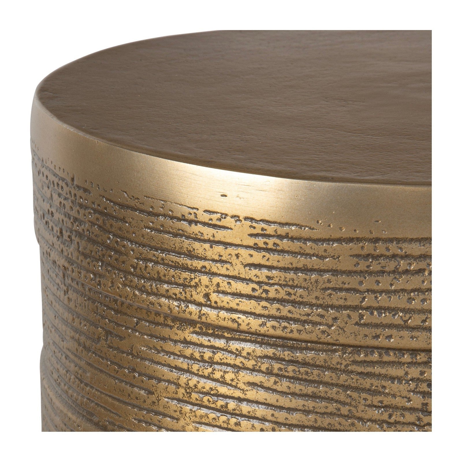 Uttermost Odin Antique Brass Accent Table