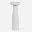 Uttermost Lirra White Marble Drink Table