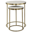 Uttermost Aragon White Nesting Tables - Set of 2