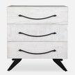 Uttermost Vivi 3 Drawer White Chest