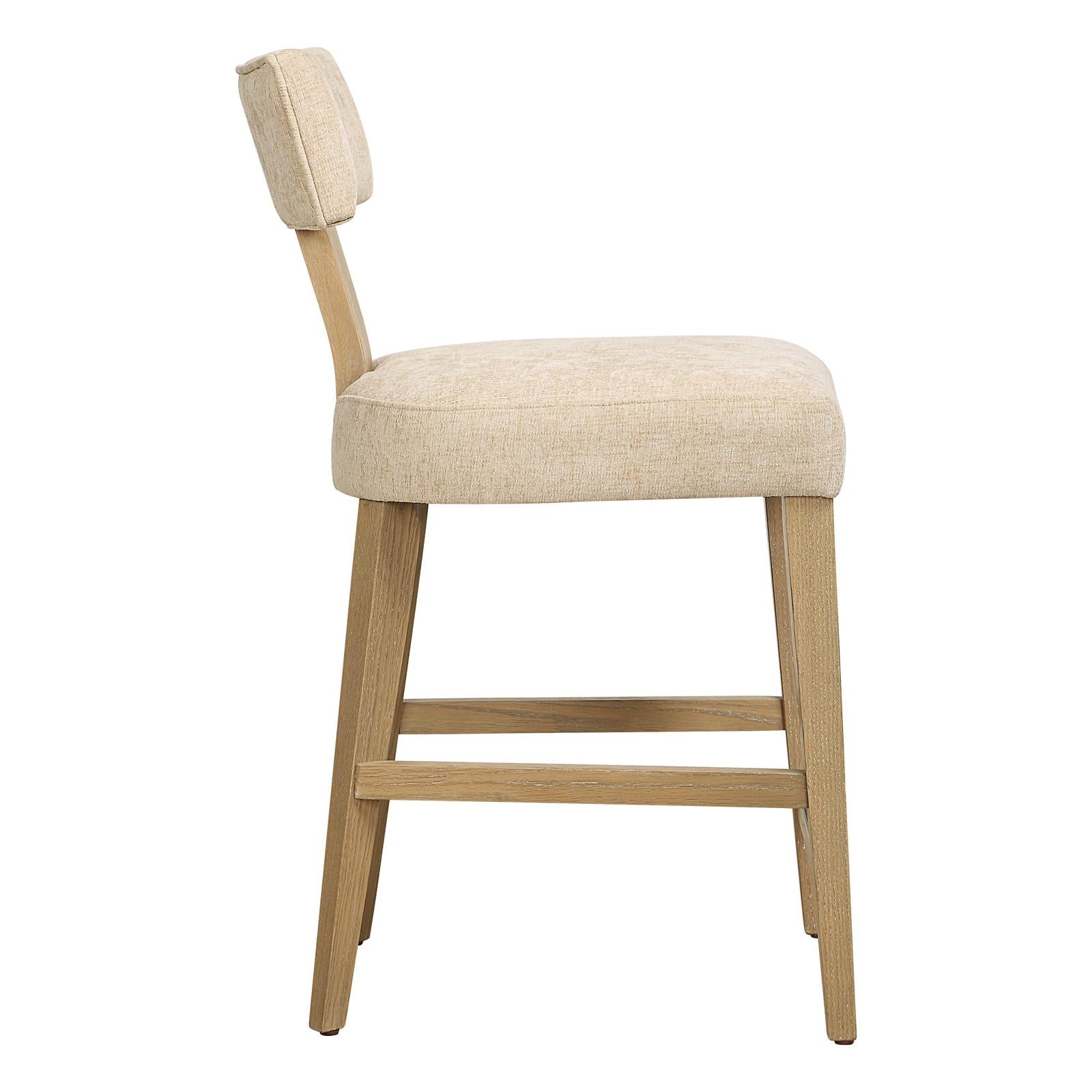 Uttermost Elysian Sand Counter Stool