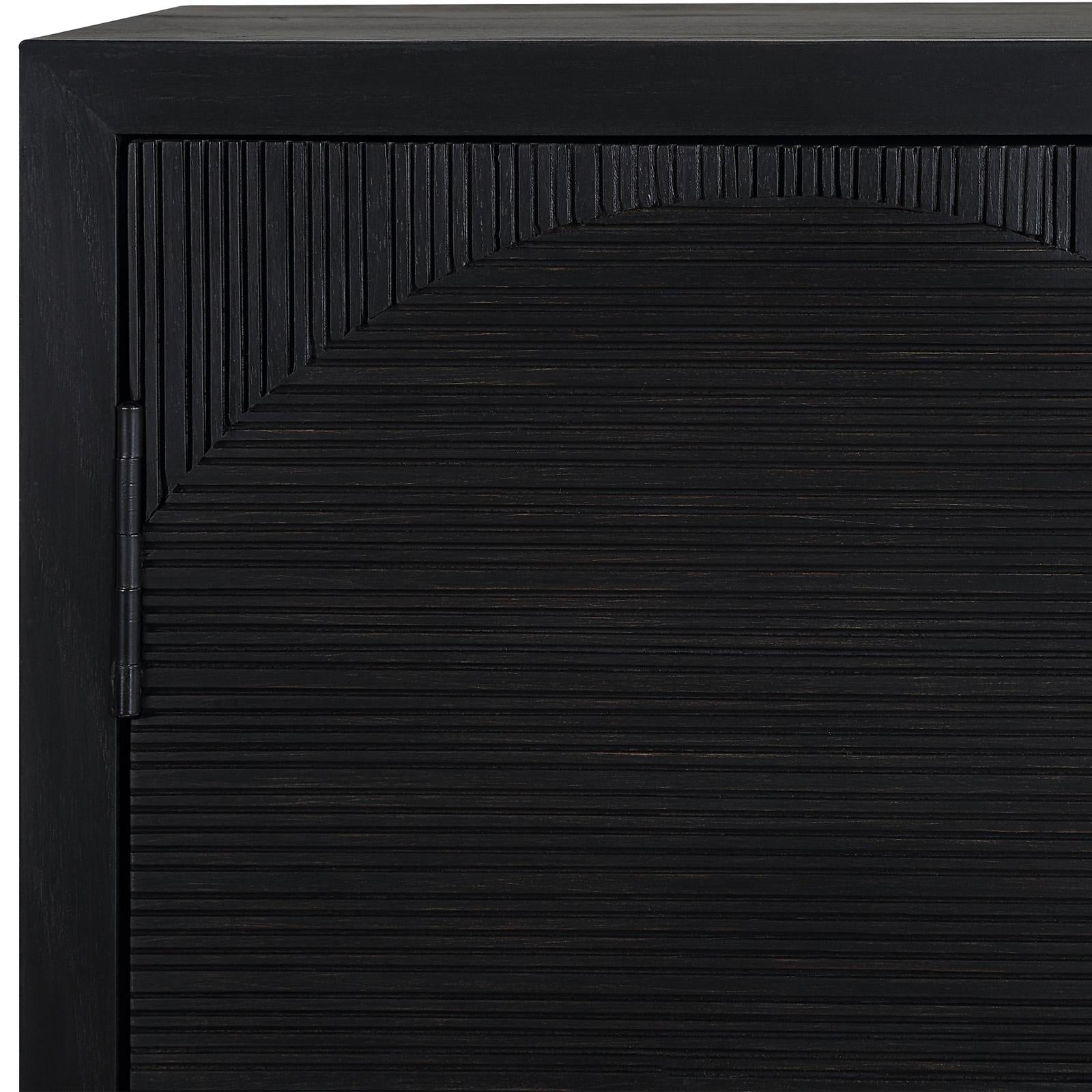 Uttermost Beswick Black 2 Door Cabinet