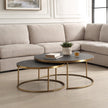 Uttermost Aragon Gray Nesting Coffee Tables - Set of 2