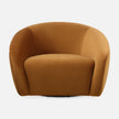 Uttermost Desoto Hazlenut Swivel Chair