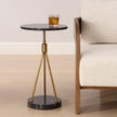 Uttermost Rosston Black Marble Accent Table