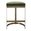 Uttermost Ivan Brass Moss Counter Stool