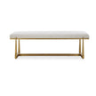 Uttermost Midas Antique Gold Bench