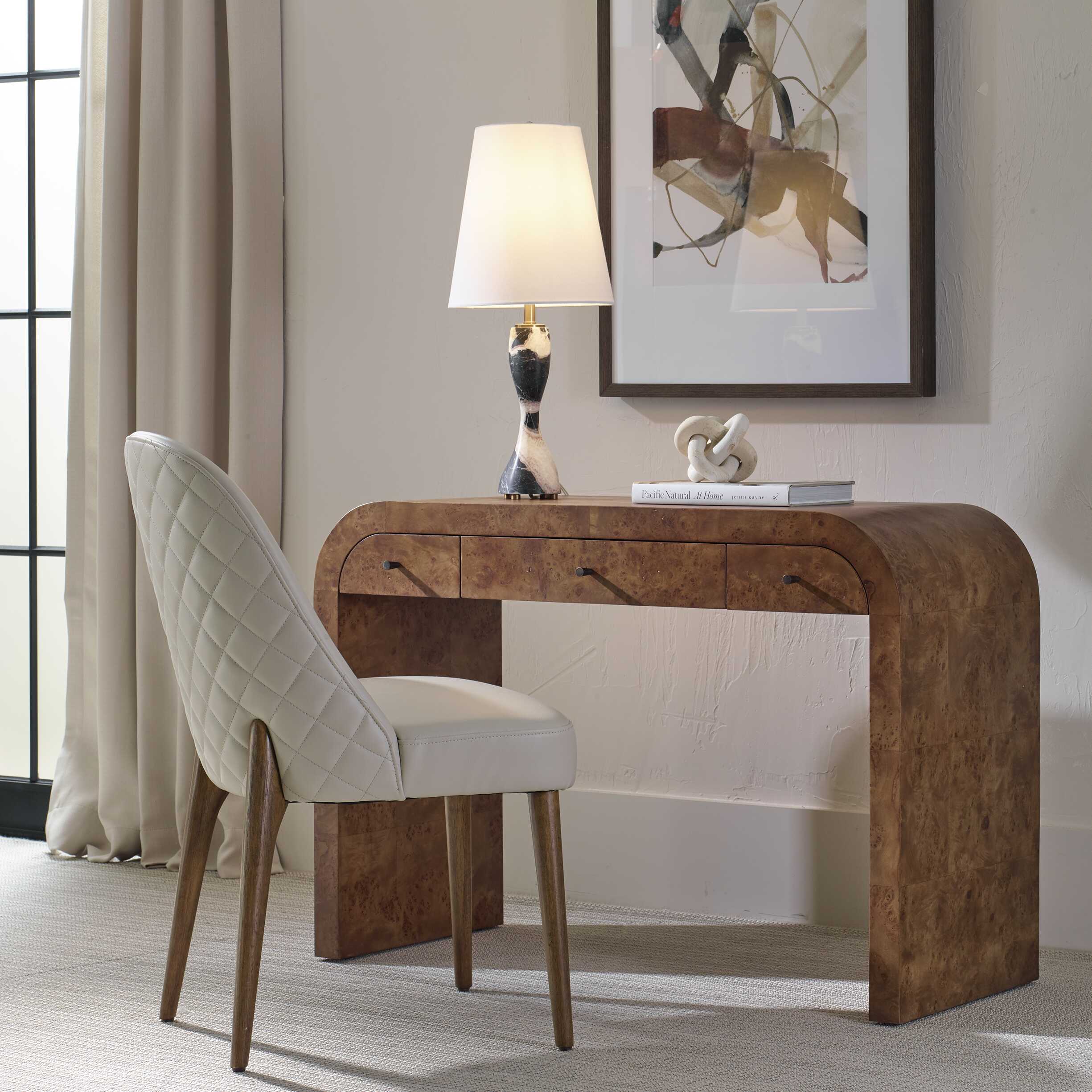 Uttermost Rocco Mappa Burl Desk