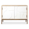 Uttermost Weimar 2 Door White Cabinet
