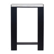 Uttermost Kenora White Marble Accent Table