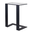 Uttermost Kenora White Marble Accent Table