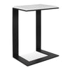 Uttermost Kenora White Marble Accent Table