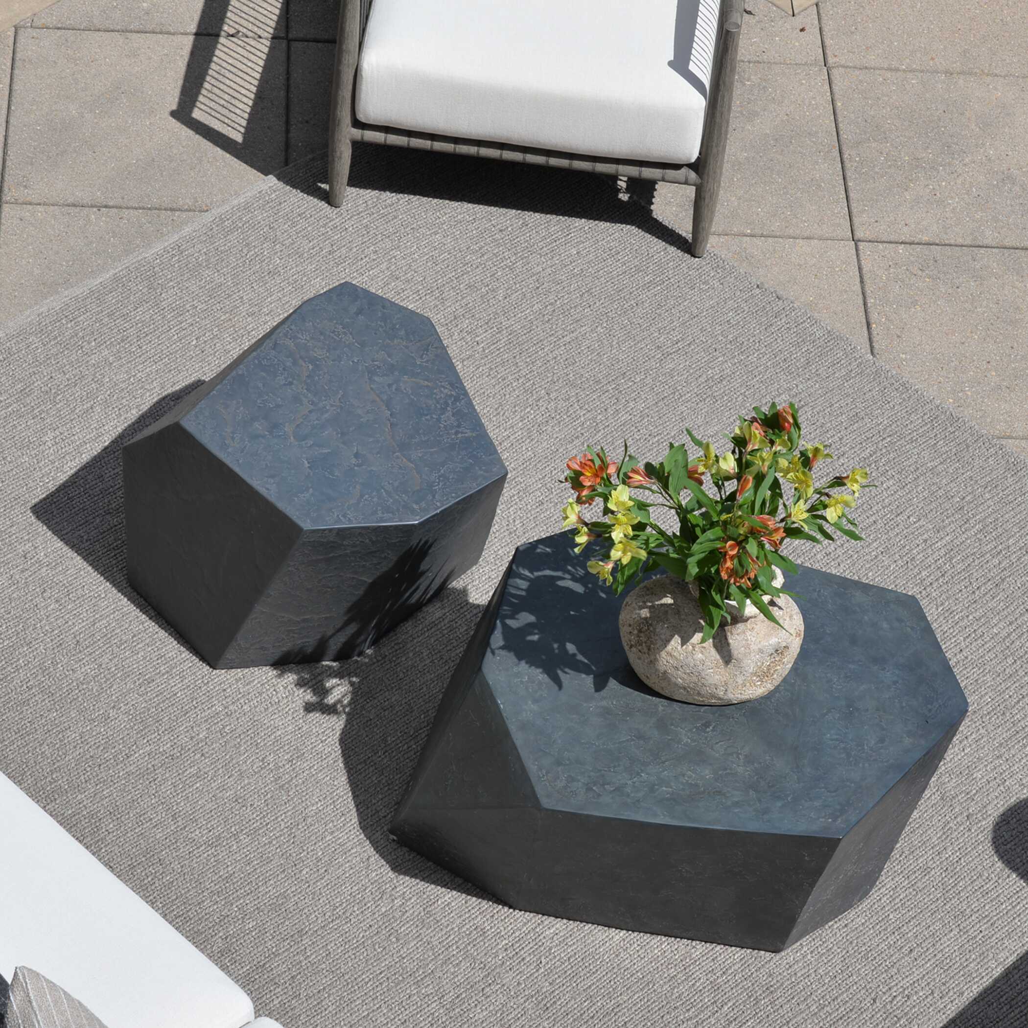Uttermost Parra Slate Outdoor Side Table