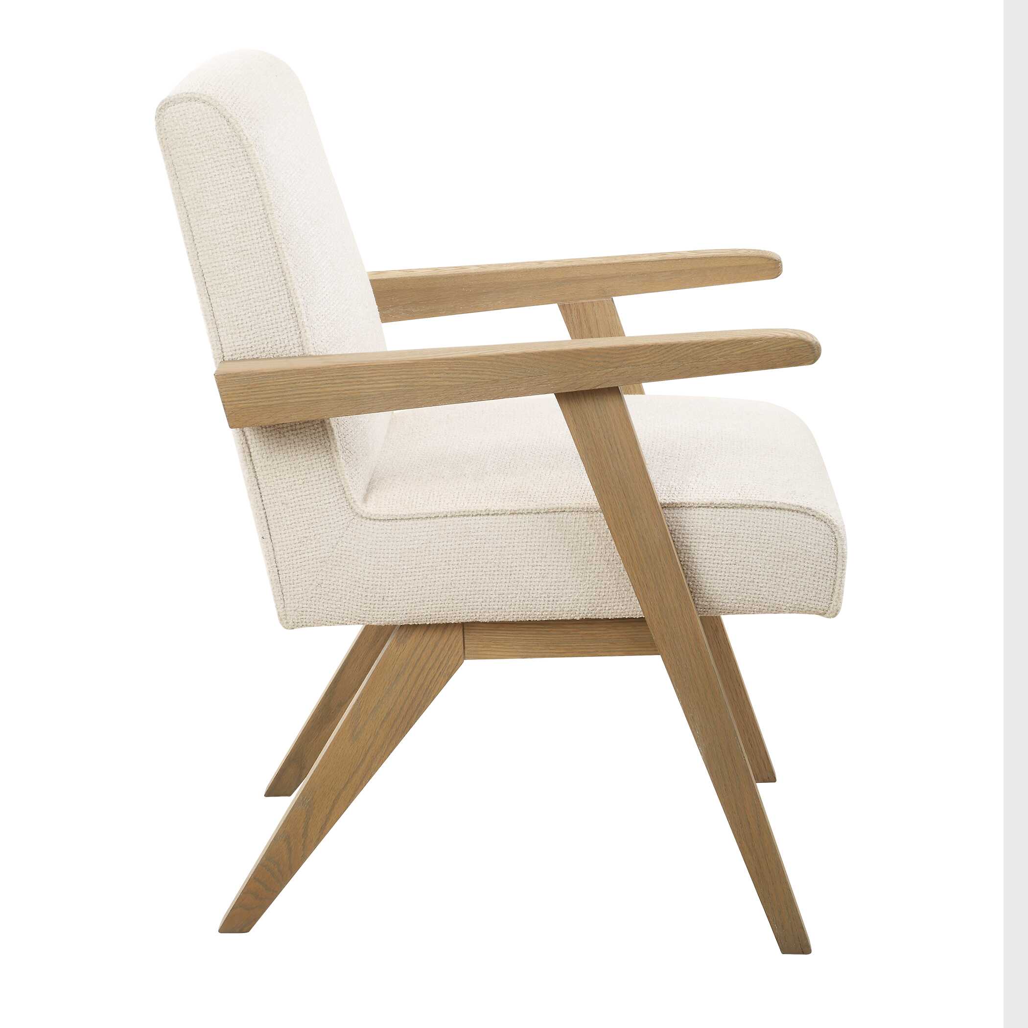 Uttermost Blakely White Dining Arm Chair
