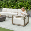 Uttermost Remsen Outdoor Gray Lounge Chair