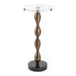 Uttermost Remolino Bronze Drink Table