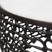 Uttermost Sabena White Marble Outdoor Coffee Table