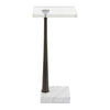 Uttermost Pelton Marble Glass Drink Table