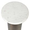 Uttermost Reiss Marble & Brass Drink Table