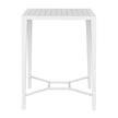 Uttermost Montellano White Outdoor Bar Table